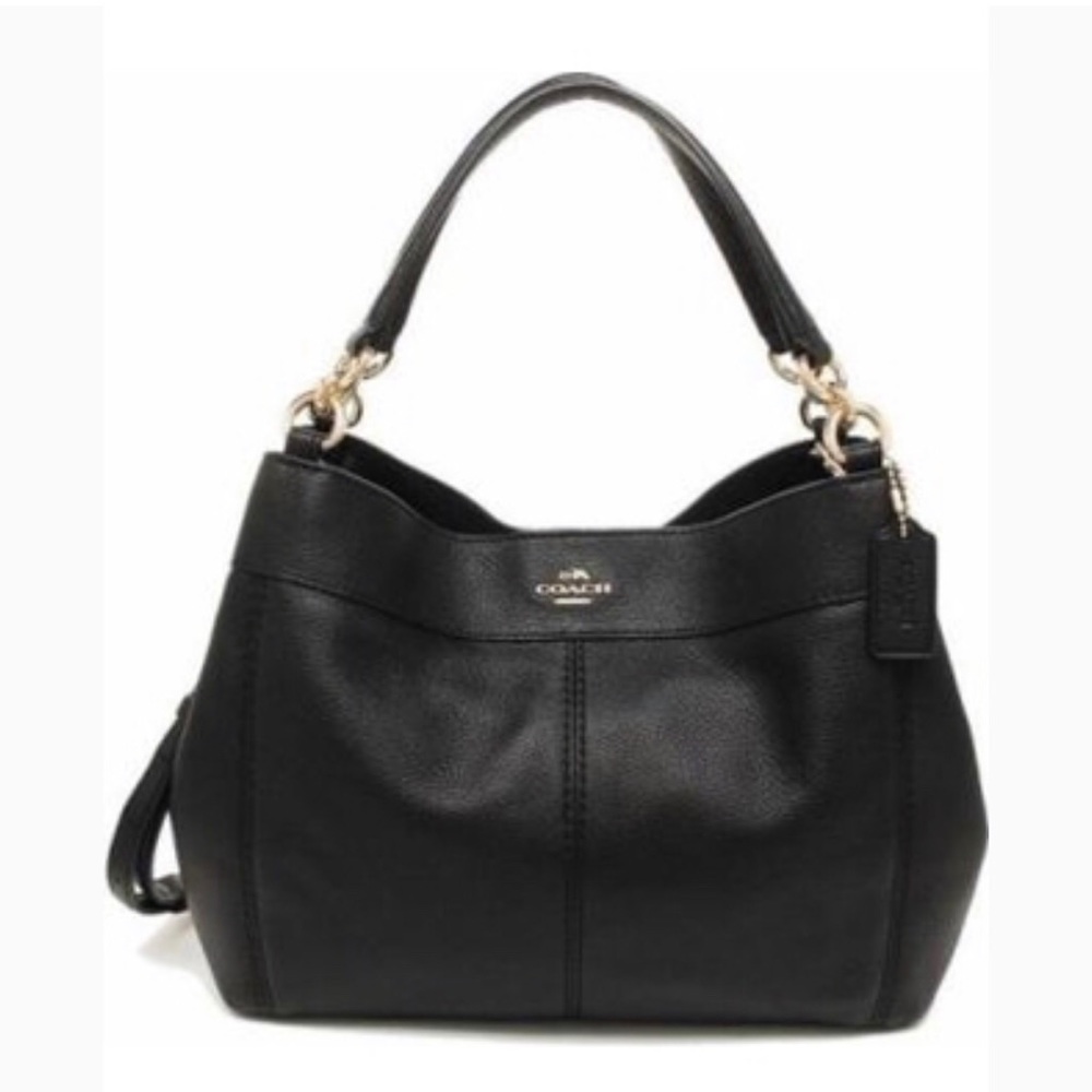 Coach Lexy Plebble Small Leather Shoulder Bag - Picture 2 of 5